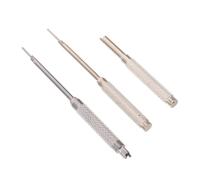 CORHAD 3 Pezzi Kit Leggero e Compatto Pulizia Aerografo Connettori Rapidi in Ferro Nichelato Argento per Artigianale e in