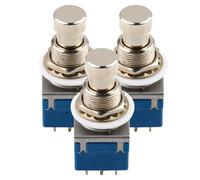 CORHAD 3 pezzi Pedale per effetti per chitarra Pulsante Stomp Interruttore a pedale 9 pin per chitarra Pulsante Toppers Tappo per chiodo per Controllo interruttore a Topper - Aggancio e momentaneo