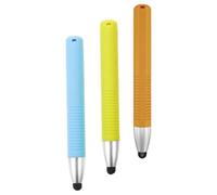CORHAD 3 Pezzi Penna Stilo per Touchscreen per Silicone per Tablet | Scorrimento Fluido, Presa Comoda per Uso Prolungato, Riduce la Fatica della Mano, per Navigazione e Note