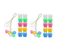 CORHAD 30 pezzi Scatola Portadentini da Latte Custodia Ricordi Colorata e Adorabile per Denti da Latte Mini Contenitori per Bambine per Casa Scuola e Feste