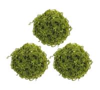 CORHAD 3pezzi Palle Topiarie Sospese Artificiali in Plastica Verde, Decorazione per Casa e Matrimoni, Facili da Curare e Riutilizzabili, per Interni