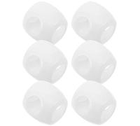 CORHAD 6 Pezzi Coprimanopole a prova di Coprimanopola a prova di copertura di sicurezza della manopola per Pomello per porta di sicurezza per PP White