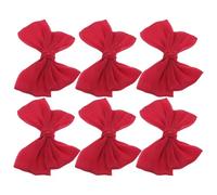 CORHAD 6 Pezzi fermagli per capelli per ragazze fermagli per mollette bambina Red