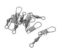 CORHAD 6 Pezzi Ganci a Scatto in Metallo Cuscinetto per Mulinello di Aquiloni, Connettori di Collegamento Piccoli, Accessori per Montaggio Bobina per Controllo Stabile Dell’aquilone