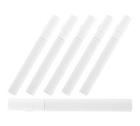 CORHAD 6 pezzi Vuoti Ricaricabili con Porta Penna Trasparente in Alluminio Accessori per Vernice con Sfera in Metallo Antisolidificazione Facili da Montare e Smontare Pratici e