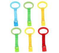 CORHAD 6pezzi Anello Da Tirare Per Culla Per Ragazzo Ragazza Ragazza Strumenti Per Aiutare i Ragazzo Ragazza Camminare Anello Per Appendere Di Sicurezza Per Stare in Piedi Nei Piccoli