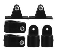 CORHAD Accessori per Bimini Top in Nylon Cerniera a Ganascia e Tappo Scorrevole da 25,4 MM, Set 6 Pezzi Multiuso per Montaggio su Yacht e Barche