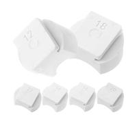 CORHAD Accessori Piegatrice Anelli 6 Pezzi in Plastica Bianca Parti di Stampi Multifunzionali per Creazione Gioielli Fai da Te Artigiani e Hobbisti Strumenti per Piegatura Anelli Piccoli