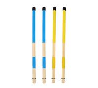 CORHAD Bacchette per Batteria in Legno 19 Pezzi Spazzole per Tamburo, Accessori per Percussioni per Concerti e Pratica Quotidiana, Colori Assortiti, Facili da Impugnare e Trasportare