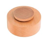 CORHAD Base in Legno per Carillon Rotante, Parte di Base Fai da Te Meccanismo Musicale, Supporto Decorativo per Casa e Progetti Artigianali