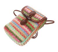CORHAD Borsa da Spiaggia Donna in Paglia Stile Coreano Grande Capacità e Interno Spazioso, per Vacanze Estive e Uscite al Mare Design alla Moda e Sensazione Confortevole