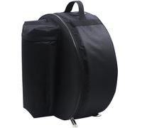 CORHAD Borsa Porta-tamburi Oxford Imbottito Nera, Zaino Portastrumenti Musicali con Tracolle Comode e Cerniere, Custodia Protettiva per Rullante per Batteristi in Viaggio