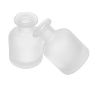 CORHAD Bottiglie di Vetro Vuote per Diffusore 150 Ml 2 Pezzi, Flaconi Ricaricabili per Oli Essenziali Bastoncini, Accessori Decorativi Salvaspazio per Casa, Ufficio e Hotel