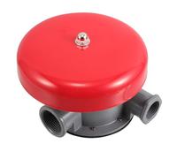 CORHAD Campanello di Allarme Antincendio ad Acqua per Impianto di Sicurezza Industriale e Scolastico, Campana Idraulica in Ferro per Case e Edifici Commerciali, Suoneria Rotonda per