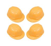 CORHAD Casco di Sicurezza per 4 Pezzi, Casco da Cantiere per Gioco di Ruolo, Leggero e Resistente, Materiale Sicuro ed Ecologico, Accessori per Simulazione Creativa e Divertente