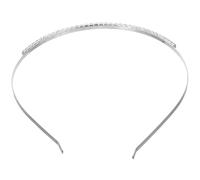 CORHAD Cerchietto per Chioma da Sposa in Metallo Strass Argento, Non Stringe e Si Adatta alla Curva della Testa, Accessorio Scintillante per Matrimoni e Altre Occasioni