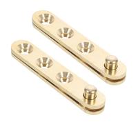 CORHAD Cerniere a Bilico Nascoste in Rame per Porte e Finestre, 4 Pezzi, Cerniere Pivotanti Rotazione 360°, per Armadi, Cancelli e Mobili Interni