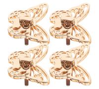 CORHAD Chiusure a Farfalla per Borse in Metallo, Set da 4 Pezzi Serrature a Pressione 49mm, Accessori Fai da Te per Portamonete e Borse a Tracolla Robuste e Resistenti