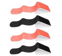 CORHAD Cinghie da Sci Regolabili in Nylon 4 Pezzi Nastri da Sci per Fissaggio Attrezzatura Invernale Kit per Sport Outdoor Gancio e Passante Adatte Stretti e Larghi