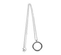 CORHAD Ciondolo Apribile in Acciaio con Vetro Trasparente e Meccanismo Vite Pendente Rotondo con Croce Charm Foto DIY per Bouquet da Sposa e Gioielli Personalizzati