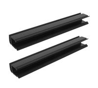 CORHAD Clip per Parabrezza Club Car, Morsetto in Metallo Resistente Finitura Anticorrosione, Supporto Antiscivolo per Vetro Temperato, Kit Fissaggio per Carrello da Golf, Compatto