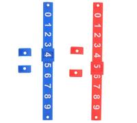 CORHAD Contatori di Punteggio per Calcio Balilla in Pp Resistente, Set da 2 Pezzi Segnapunti Portatili Rosso e Blu per Giochi da Tavolo e Sala Giochi