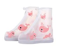 CORHAD Copriscarpe Antipioggia per Bambini 33eu Rosa in PVC | Protezione per Scarpe Scolastiche, Suole Resistenti All’usura, per Sentieri Fangosi e Architetture Antiche