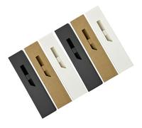 CORHAD Custodia Portapenne Leggera in Carta Kraft Finestra Trasparente per Organizzare Penne Singole Set 6 Pezzi per Amici e Famiglia