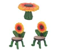 CORHAD Decorazione da Scrivania Micro Paesaggio Versatile in Resina a Forma di Girasole, Design Nordico Moderno, per Balcone e Decorazione Raffinata