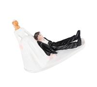 CORHAD Decorazioni per Torta Nuziale Sposi in Resina Topper per Ingresso e Sala Feste Statuina per Coppia Decorazione Matrimonio e Idea Regalo