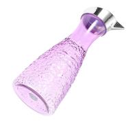CORHAD Dispenser Bibite in Plastica Porpora da 1000ml con Rubinetto Facile da Impugnare Resistente al Calore per Cucina e Club con Design Moderno a Trama Diamante