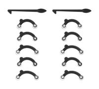 CORHAD Dispositivo per Sollevamento del Naso in Plastica Nero, Correttore Nasale Non Chirurgico per Donna, Modellatore Invisibile per Migliorare Contorno del Naso