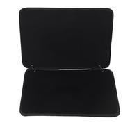 CORHAD Espositore Porta Toppe Pieghevole 42x32 Cm Nero, Libro Organizer per Raccolta Patch con Gancio e Passante, Pannello Distintivi Bracciale Resistente e Compatto per Esposizione