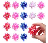 CORHAD Fiocchi Regalo 30 Pezzi Nastro Decorativo a Stella 5 CM per Pacchi e Scatole Regalo Natalizie Colore Casuale