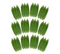 CORHAD Foglie Finte per Sushi 100 Pezzi in Materiale Sintetico, Resistenti e Decorate per Piatti Freddi Giapponesi, per Ristoranti e Presentazioni Creative