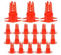 CORHAD Gabbie per Allevamento Api in Plastica 20 Pezzi Protezione per Celle Rosse Design Conveniente per Apicoltura Professionale e Lavoro in Fattoria