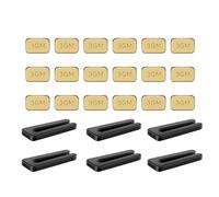 CORHAD Kit di Bilanciamento per Pale Ventilatore da Soffitto 6 Set Clip e Pesi Autoadesivi in Metallo e Resina Epossidica Riduce Oscillazione e Rumore Accessori per Ventilatori a Soffitto