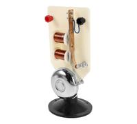 CORHAD Kit Esperimenti Campanello a Corrente per Laboratori di Fisica Scolastica Struttura Verticale, Materiali Plastica e Metallo, Marcature Precise e Meccanismo a Molla per