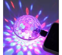 CORHAD Lampada Stroboscopica LED Colorata USB Mini Portatile, Luce Dj Leggera Effetti Luminosi per Feste e Discoteca, Compatibile Smartphone, per Uso Interno ed Eventi