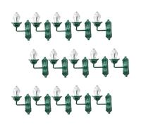 CORHAD Lampade da Tavolo e Parete Miniatura 25 Pezzi Luci LED Bianche e Materiale ABS per Decorazioni di Interni e Ambienti Modellismo