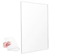 CORHAD Lastra in Gel Trasparente A3 per Tecniche Miste e Stampa su Lastra, Piastra Flessibile Riutilizzabile per attività Artistiche e Decorazioni su Carta e Tessuto