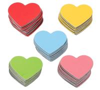 CORHAD Magneti Decorativi e Traccia Zero 100 Pezzi a Forma di Cuore Morbidi Forza Affidabile per Decorazioni di San e Matrimonio
