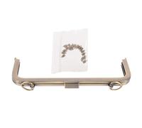 CORHAD Manico Accessorio Semplice e Resistente in Metallo Oro per Borsa Manico Sostitutivo Liscio Non Danneggia Le Mani, per Borse Artigianali