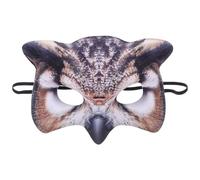 CORHAD Maschera da Gufo in Eva Leggera e Realistica per Feste di Halloween e Carnevale, Accessorio Cosplay per Adulti Uomo, Decorazione Maschere Animali per Party e Travestimenti