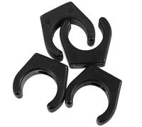 CORHAD Morsetto Monoforo Regolabile in Nylon Nero 25mm per Tubo Flessibile Barca Set da 4 Pezzi, Hardware Marino Resistente per Fissaggio Sicuro di Attrezzature Yacht e Accessori Nautici