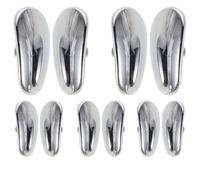 CORHAD Naselli Rottura Paia Ceramica in Argento 5 Antiscivolo e Occhiali Resistenti alla Design Elegante Comfort e Stile Confezione in Ogni Occasione