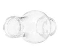 CORHAD Paralume in Vetro per Lampada a Olio e Cherosene Resistente ad Alte Temperature Trasmissione della Luce, per Lampade Vintage e Uso D'emergenza