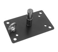 CORHAD Piastra da parete per softbox in acciaio inox nero, supporto per luci, design a risparmio spazio, facile installazione, con viti per fotografia e luci studio