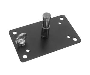 CORHAD Piastra da parete per softbox in acciaio inox nero, supporto per luci, design a risparmio spazio, facile installazione, con viti per fotografia e luci studio