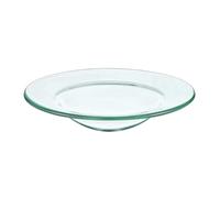 CORHAD Piatto in Vetro Scaldacera 12 Cm per Aromaterapia, Piastra Scalda-fragranze Multifunzione per Oli Essenziali e Fusione Cera, Accessorio Decorativo e Facile da Pulire per Uso